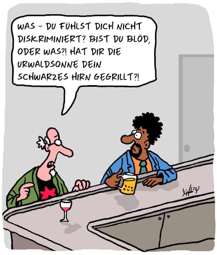 Diskriminierung By Karsten Schley | Philosophy Cartoon | TOONPOOL