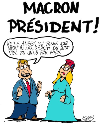 Cartoon: Emmanuel Macron (medium) by Karsten Schley tagged macron,politik,frankreich,fn,wahlen,marine,le,pen,rechtsextremismus,faschismus,europa,eu,rassismus,religion,demokratie,macron,politik,frankreich,fn,wahlen,marine,le,pen,rechtsextremismus,faschismus,europa,eu,rassismus,religion,demokratie