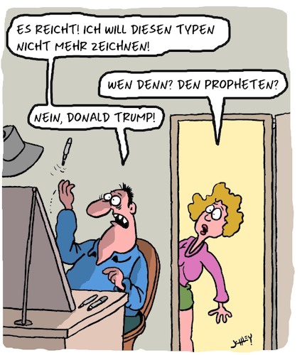 Cartoon: Es reicht! (medium) by Karsten Schley tagged politik,wahlen,usa,religion,terrorismus,islam,mohammed,karikaturen,karikaturisten,medien,gesellschaft,presse,politik,wahlen,usa,religion,terrorismus,islam,mohammed,karikaturen,karikaturisten,medien,gesellschaft,presse