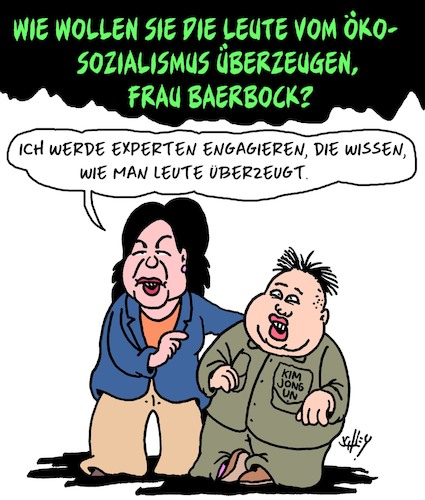 Cartoon: Frau Baerbock überzeugt! (medium) by Karsten Schley tagged grüne,wahlen,sozialismus,experten,überzeugung,wähler,parteien,finanzierung,verbote,freiheit,öko,umwelt,gesellschaft,deutschland,grüne,wahlen,sozialismus,experten,überzeugung,wähler,parteien,finanzierung,verbote,freiheit,öko,umwelt,gesellschaft,deutschland