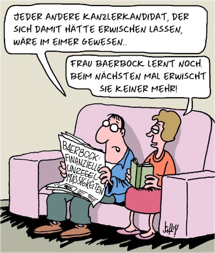 Cartoon: Frau Baerbocks Einkünfte (medium) by Karsten Schley tagged grüne,finanzen,einkünfte,unregelmässigkeiten,baerbock,medien,wahlen,kanzlerkandidaten,deutschland,politik,gesellschaft,grüne,finanzen,einkünfte,unregelmässigkeiten,baerbock,medien,wahlen,kanzlerkandidaten,deutschland,politik,gesellschaft