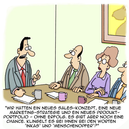 Cartoon: GANZ neues Konzept (medium) by Karsten Schley tagged business,wirtschaft,umsätze,marketing,werbung,ertrag,profite,business,wirtschaft,umsätze,marketing,werbung,ertrag,profite