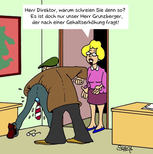 Cartoon: Gehaltserhöhung (medium) by Karsten Schley tagged karriere,einkommen,geld,arbeit,arbeitgeber,arbeitnehmer,wirtschaft,business,gehaltserhöhung,karriere,einkommen,geld,arbeit,arbeitgeber,arbeitnehmer,wirtschaft,business,gehaltserhöhung