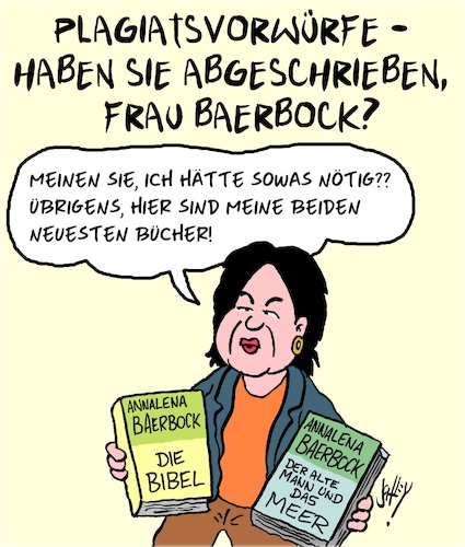 Hat Frau Baerbock abgeschrieben?