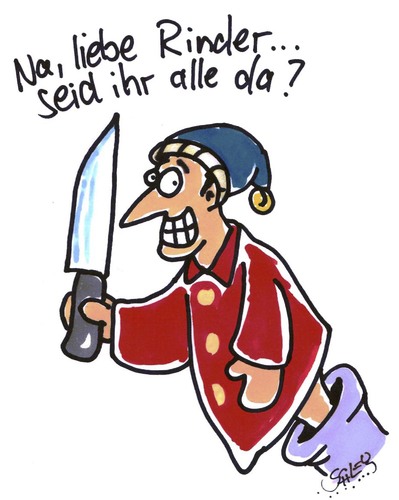 Cartoon: Muhhh!! (medium) by Karsten Schley tagged kasper,kasperpuppen,rinder,nahrung,essen,fleisch,spielzeug,kapertheater,kasper,kasperpuppen,rinder,nahrung,essen,fleisch,spielzeug,kapertheater