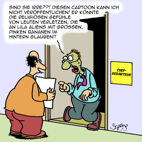 Cartoon: Nochmal mit Gefühl! (medium) by Karsten Schley tagged kunst,cartoons,karikaturen,religion,religionsfreiheit,fundamentalismus,faschismus,religionsfaschismus,kulturen,mentalität,europa,glaube,laizismus,meinungsfreiheit,kunst,cartoons,karikaturen,religion,religionsfreiheit,fundamentalismus,faschismus,religionsfaschismus,kulturen,mentalität,europa,glaube,laizismus,meinungsfreiheit