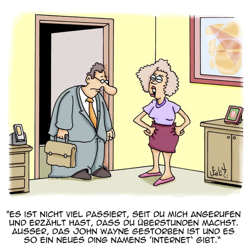 Cartoon: Nur ein paar Überstunden... (medium) by Karsten Schley tagged arbeit,jobs,überstunden,arbeitszeit,business,wirtschaft,arbeitgeber,arbeitnehmer,ehe,frauen,männer,liebe,internet,arbeit,jobs,überstunden,arbeitszeit,business,wirtschaft,arbeitgeber,arbeitnehmer,ehe,frauen,männer,liebe,internet