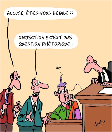 Objection! By Karsten Schley | Philosophy Cartoon | TOONPOOL