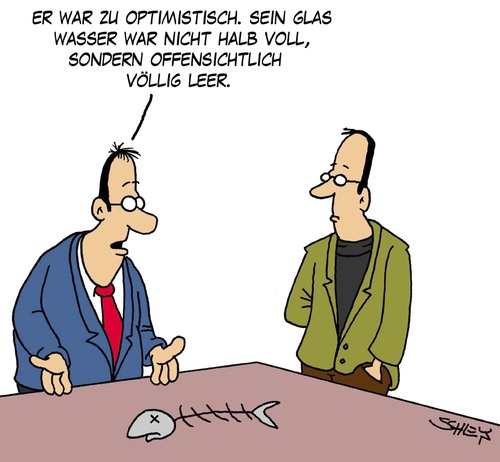 Cartoon: Optimistisch (medium) by Karsten Schley tagged business,wirtschaft,optimismus,bullenmarkt,bärenmarkt,erfolg,umsatz,gesellschaft,business,wirtschaft,optimismus,bullenmarkt,bärenmarkt,erfolg,umsatz,gesellschaft