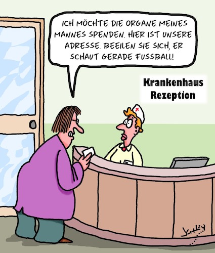 Cartoon: Organspender (medium) by Karsten Schley tagged organspender,familien,medizin,männer,frauen,ehe,politik,gesundheit,leben,tod,gesellschaft,organspender,familien,medizin,männer,frauen,ehe,politik,gesundheit,leben,tod,gesellschaft