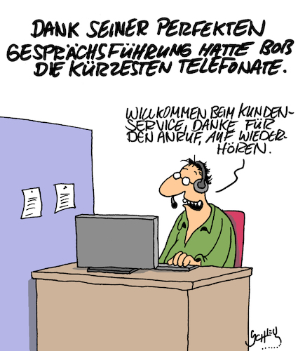 Cartoon: Perfektion (medium) by Karsten Schley tagged call,center,jobs,business,wirtschaft,kundenservice,arbeitgeber,arbeitnehmer,technik,kommunikation,call,center,jobs,business,wirtschaft,kundenservice,arbeitgeber,arbeitnehmer,technik,kommunikation