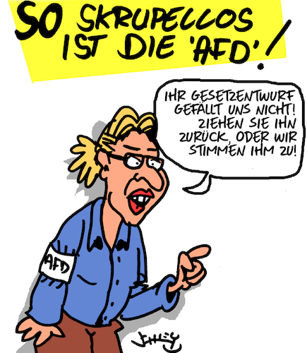 Cartoon: Politische Erpressung! (medium) by Karsten Schley tagged afd,demokratie,neonazis,rechtsextremismus,parteien,erpressbarkeit,parlamente,wahlen,medien,gesellschaft,afd,demokratie,neonazis,rechtsextremismus,parteien,erpressbarkeit,parlamente,wahlen,medien,gesellschaft