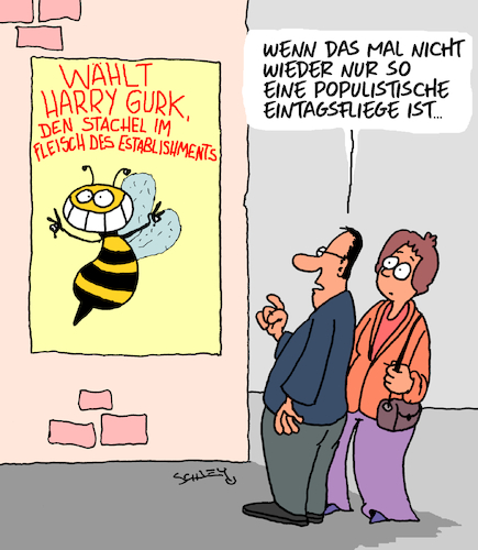 Cartoon: Populismus (medium) by Karsten Schley tagged wahlen,politik,politiker,populisten,wählende,populismus,demokratie,europa,deutschland,wahlen,politik,politiker,populisten,wählende,populismus,demokratie,europa,deutschland