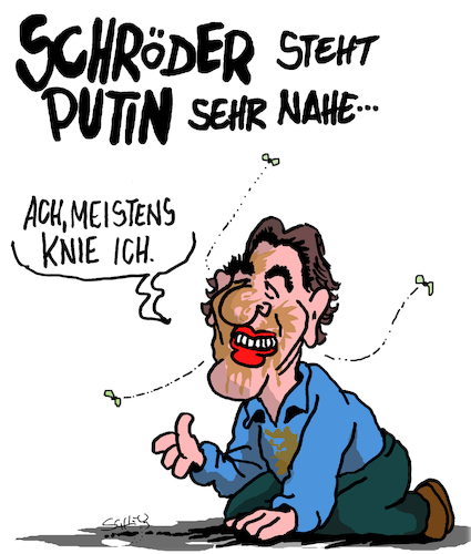 Cartoon: Putin und Schröder (medium) by Karsten Schley tagged putin,schröder,russland,politik,opportunismus,käuflichkeit,krieg,syrien,krim,business,geld,profite,oligarchen,gesellschaft,europa,deutschland,putin,schröder,russland,politik,opportunismus,käuflichkeit,krieg,syrien,krim,business,geld,profite,oligarchen,gesellschaft,europa,deutschland