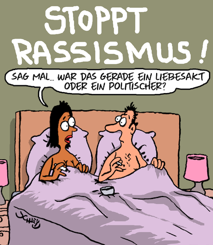 Cartoon: Rassismus (medium) by Karsten Schley tagged rassismus,politik,gesellschaft,wahlen,rechtsruck,afd,deutschland,europa,usa,rassismus,politik,gesellschaft,wahlen,rechtsruck,afd,deutschland,europa,usa