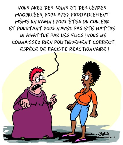 Reactionnaire ! By Karsten Schley | Media & Culture Cartoon | TOONPOOL