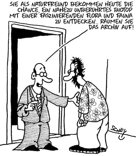 Cartoon: Rettet die Natur! (medium) by Karsten Schley tagged umwelt,natur,naturschutz,umweltschutz,flora,fauna,büro,business,wirtschaft,arbeitgeber,arbeitnehmer,gesellschaft,umwelt,natur,naturschutz,umweltschutz,flora,fauna,büro,business,wirtschaft,arbeitgeber,arbeitnehmer,gesellschaft