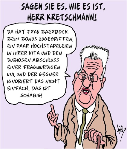 Schäbig Herr Kretschmann?