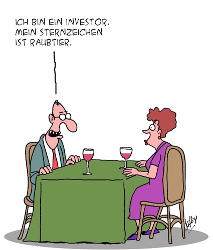 Cartoon: Sterne lügen nicht (medium) by Karsten Schley tagged dating,investments,business,wirtschaft,investoren,geld,kapitalismus,profite,sternzeichen,astrologie,horoskope,restaurants,männer,frauen,dating,investments,business,wirtschaft,investoren,geld,kapitalismus,profite,sternzeichen,astrologie,horoskope,restaurants,männer,frauen