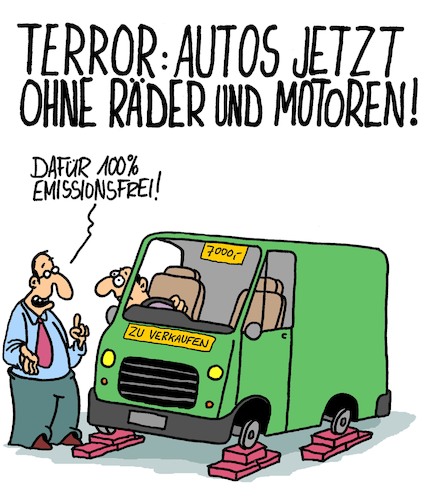 Cartoon: Terror-Autos (medium) by Karsten Schley tagged terrorismus,kriminalität,extremismus,religion,fanatismus,sicherheit,europa,islamismus,politik,gesellschaft,terrorismus,kriminalität,extremismus,religion,fanatismus,sicherheit,europa,islamismus,politik,gesellschaft