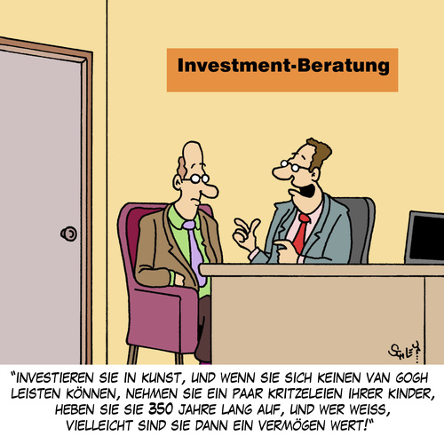 Cartoon: Todsichere Geldanlage! Echt! (medium) by Karsten Schley tagged kunst,investments,investmentberatung,banken,geld,anlagen,anlageberatung,kunst,investments,investmentberatung,banken,geld,anlagen,anlageberatung