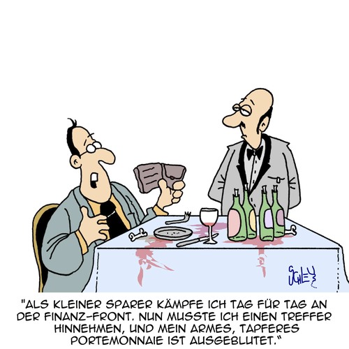 Cartoon: TREFFER (medium) by Karsten Schley tagged business,sparen,finanzen,geld,investitionen,umsatz,ertrag,profit,pleite,kurse,zinsen,banken,wirtschaft,restaurants,business,sparen,finanzen,geld,investitionen,umsatz,ertrag,profit,pleite,kurse,zinsen,banken,wirtschaft,restaurants