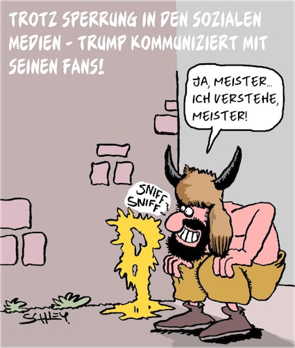 Trump kommuniziert