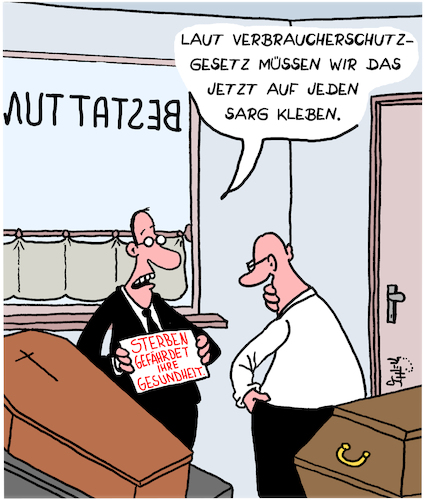 Cartoon: Verbraucherschutz! (medium) by Karsten Schley tagged verbraucherschutz,gesetzgeber,regierung,verbraucher,kunden,handel,wirtschaft,dienstleistungen,unternehmer,business,politik,gesellschaft,verbraucherschutz,gesetzgeber,regierung,verbraucher,kunden,handel,wirtschaft,dienstleistungen,unternehmer,business,politik,gesellschaft