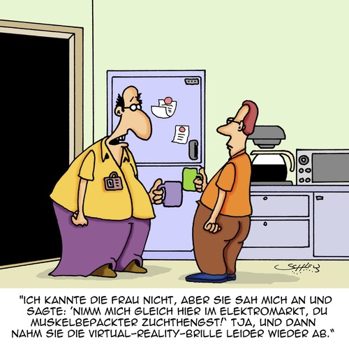 Cartoon: Virtuell (medium) by Karsten Schley tagged technik,virtuell,wissenschaft,forschung,spiele,elektronik,business,shopping,wirtschaft,elektromärkte,männer,frauen,technik,virtuell,wissenschaft,forschung,spiele,elektronik,business,shopping,wirtschaft,elektromärkte,männer,frauen,sex