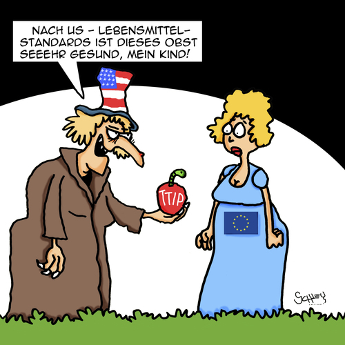 Cartoon: Voll gesund!! (medium) by Karsten Schley tagged ttip,usa,europa,handel,handelsabkommen,politik,wirtschaft,business,kapitalismus,gesundheit,lebensmittelstandards,sozialstandards,ttip,usa,europa,handel,handelsabkommen,politik,wirtschaft,business,kapitalismus,gesundheit,lebensmittelstandards,sozialstandards