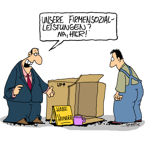 Cartoon: Volle Leistung (medium) by Karsten Schley tagged arbeit,arbeitgeber,arbeitnehmer,sozialleistungen,arbeitnehmerrechte,kapitalismus,profite,soziales,gesellschaft,deutschland,europa,arbeit,arbeitgeber,arbeitnehmer,sozialleistungen,arbeitnehmerrechte,kapitalismus,profite,soziales,gesellschaft,deutschland,europa