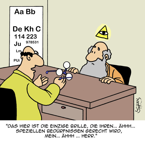 Cartoon: Voller Durchblick! (medium) by Karsten Schley tagged gesundheit,brillen,sehhilfen,augenaärzte,medizin,doktoren,religion,gott,christentum,gesundheit,brillen,sehhilfen,augenaärzte,medizin,doktoren,religion,gott,christentum