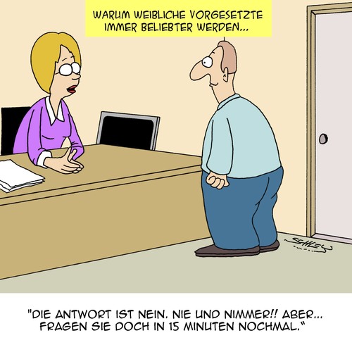 Weibliche Vorgesetzte...