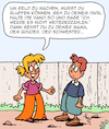 Cartoon: Bluff (small) by Karsten Schley tagged kinder,geld,eltern,familie,bluff,erpressung,gewissen,spekulation,gesellschaft