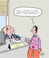 Cartoon: Kapitalismus (small) by Karsten Schley tagged kapitalismus,geld,konzerne,wirtschaft,business,eltern,kinder,gesellschaft