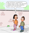 Cartoon: Quatsch! (small) by Karsten Schley tagged liebe,ehe,seitensprung,babies,familie,männer,frauen,postboten,gesellschaft