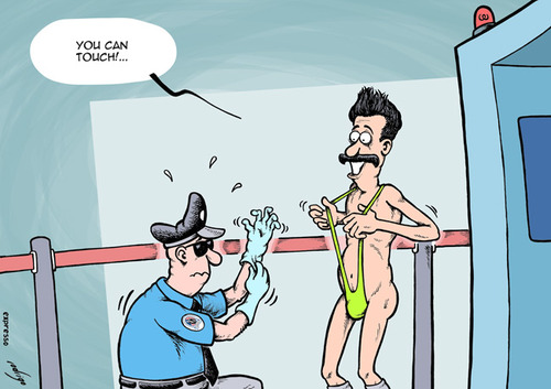 airport security cartoon