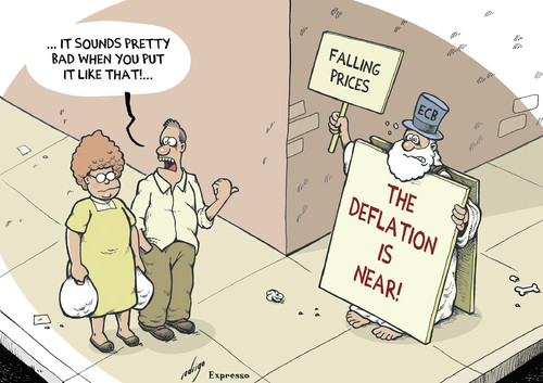 deflation cartoon