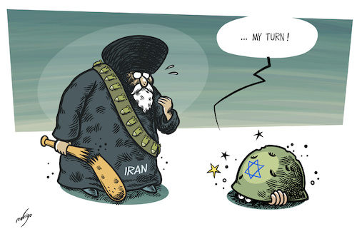 Cartoon: Missilunderstanding (medium) by rodrigo tagged israel,retaliation,iran,ballistic,missiles,air,defence,danger,middleeast,international,politics,diplomacy,war,conflict,hezbollah,terrorism,terror,gaza,palestine,westbank,military,bombing,telaviv,tehran,israel,retaliation,iran,ballistic,missiles,air,defence,danger,middleeast,international,politics,diplomacy,war,conflict,hezbollah,terrorism,terror,gaza,palestine,westbank,military,bombing,telaviv,tehran