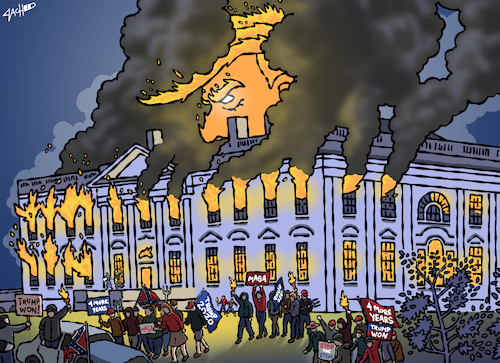 The Burning of the White House