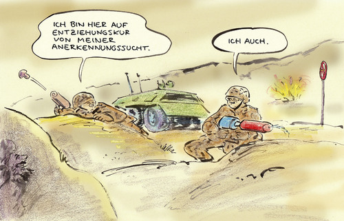 Anerkennungssucht By Bernd Zeller | Politics Cartoon | TOONPOOL