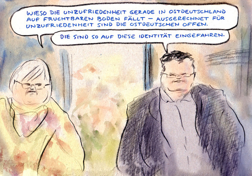 Unzufriedenheitsidentität By Bernd Zeller Politics Cartoon Toonpool 