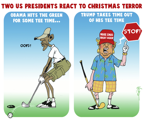 Christmas Terror Tee Time