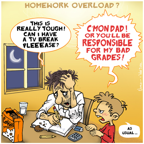 comics about homework