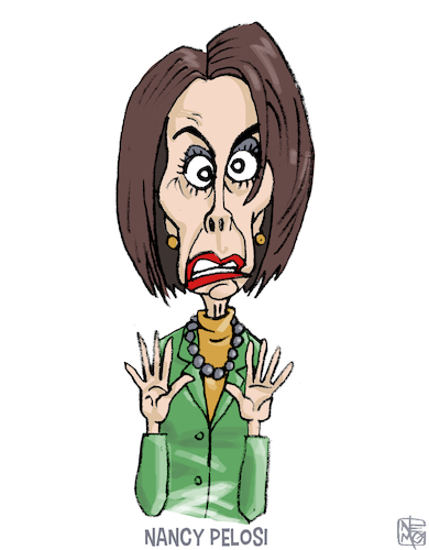 Nancy Pelosi Caricature