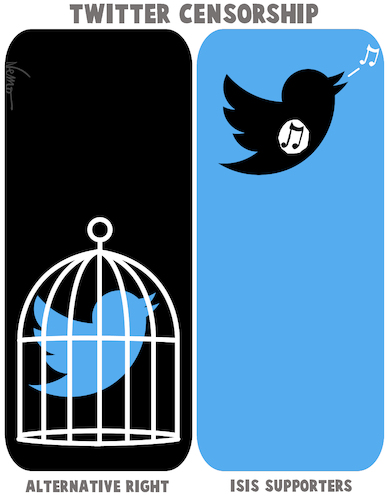 Cartoon: TWITTER Censorship (medium) by NEM0 tagged twitter,tweet,censorship,censor,us,usa,alt,right,alternative,media,social,independent,propraganda,control,surveillance,free,speech,liberty,nemo,nem0,twitter,tweet,censorship,censor,us,usa,alt,right,alternative,media,social,independent,propraganda,control,surveillance,free,speech,liberty