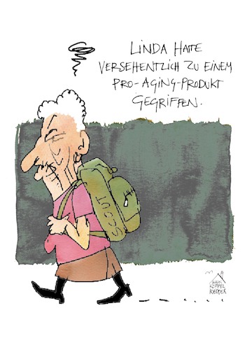 Cartoon: Aging (medium) by Koppelredder tagged aging,antiaging,alter,jugend,schönheit,alterung,verjüngung,oma,kind,aging,antiaging,alter,jugend,schönheit,alterung,verjüngung,oma,kind