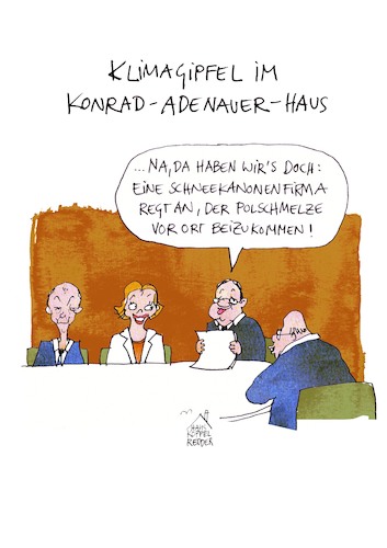 Cartoon: Laschets Klimagipfel (medium) by Koppelredder tagged laschet,union,cdu,csu,bundestagswahl,klimapolitik,taskforce,klimateam,klimakrise,umweltschutz,erderwärmung,polschmelze,heuchelei,laschet,union,cdu,csu,bundestagswahl,klimapolitik,taskforce,klimateam,klimakrise,umweltschutz,erderwärmung,polschmelze,heuchelei