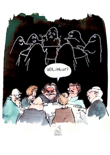 Cartoon: Tischerücken (medium) by Koppelredder tagged seance,gespenster,geister,geisterbeschwörung,mabuse,spiritismus,tischerücken,seance,gespenster,geister,geisterbeschwörung,mabuse,spiritismus,tischerücken