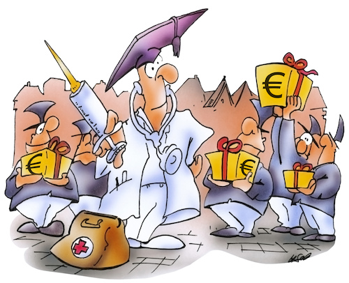 Cartoon: Arztnachwuchs (medium) by HSB-Cartoon tagged consultant,doctor,expert,infrastructure,medicine,monetary,gifts,offspring,shortage,of,doctors,anreiz,arbeitermangel,arzt,arztpraxis,facharzt,fachkraft,geldgeschenke,gesundheit,gesundheitspraxis,infrastruktur,krankenhaus,medizin,mediziner,medizinerin,medizinischeversorgung,nachwuchs,praxis,ärzte,ärztemangel,consultant,doctor,expert,infrastructure,medicine,monetary,gifts,offspring,shortage,of,doctors,anreiz,arbeitermangel,arzt,arztpraxis,facharzt,fachkraft,geldgeschenke,gesundheit,gesundheitspraxis,infrastruktur,krankenhaus,medizin,mediziner,medizinerin,medizinischeversorgung,nachwuchs,praxis,ärzte,ärztemangel